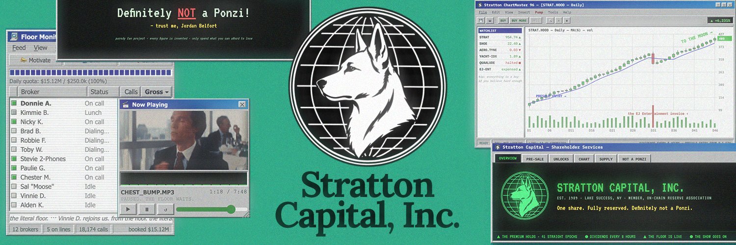 Stratton Cap's banner