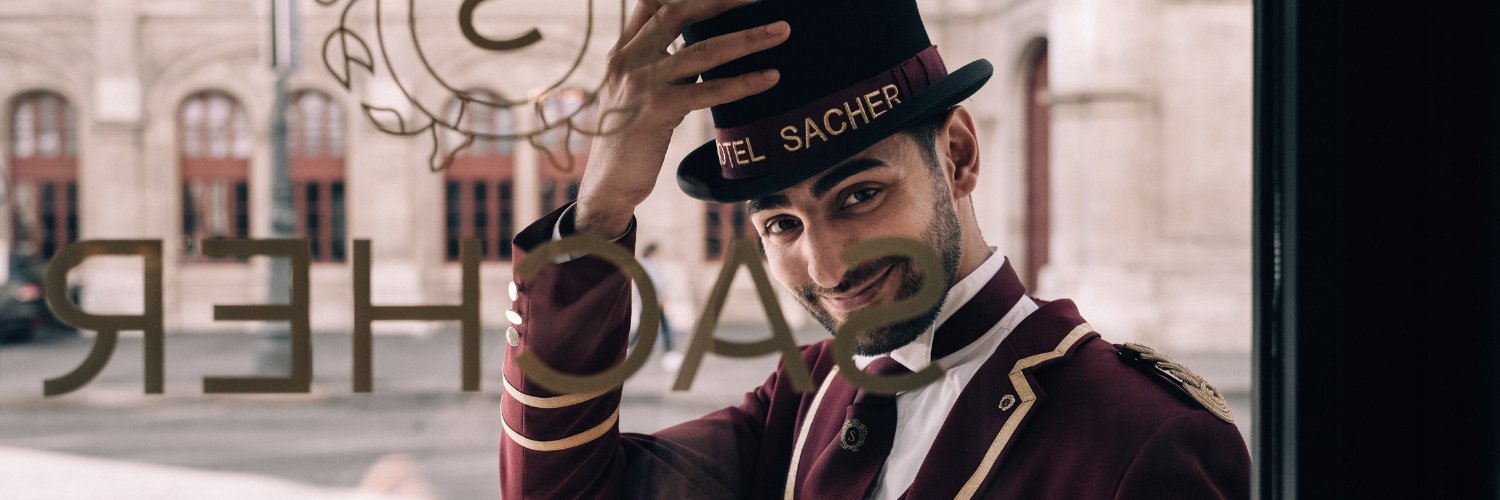 Sacher's banner