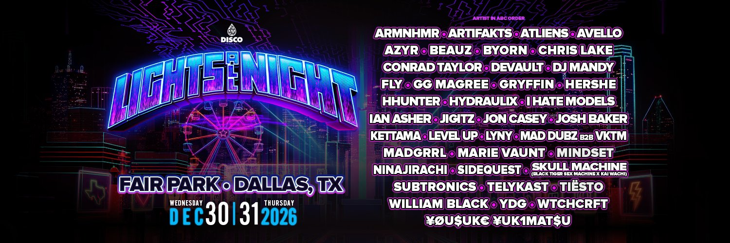 Lights All Night's banner