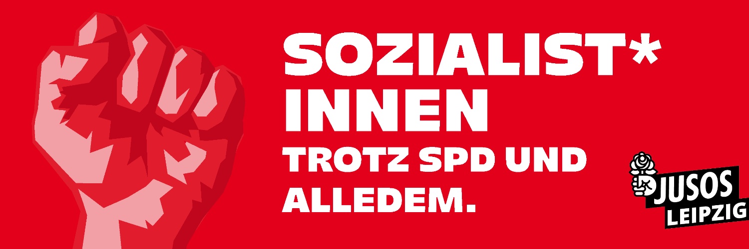 Jusos Leipzig's banner