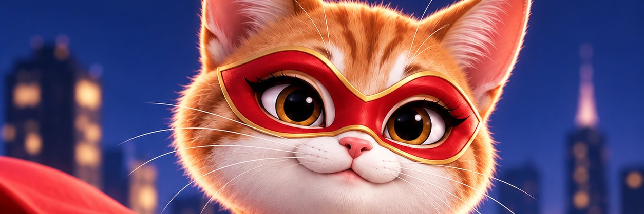 Super Intelligent Cat's banner