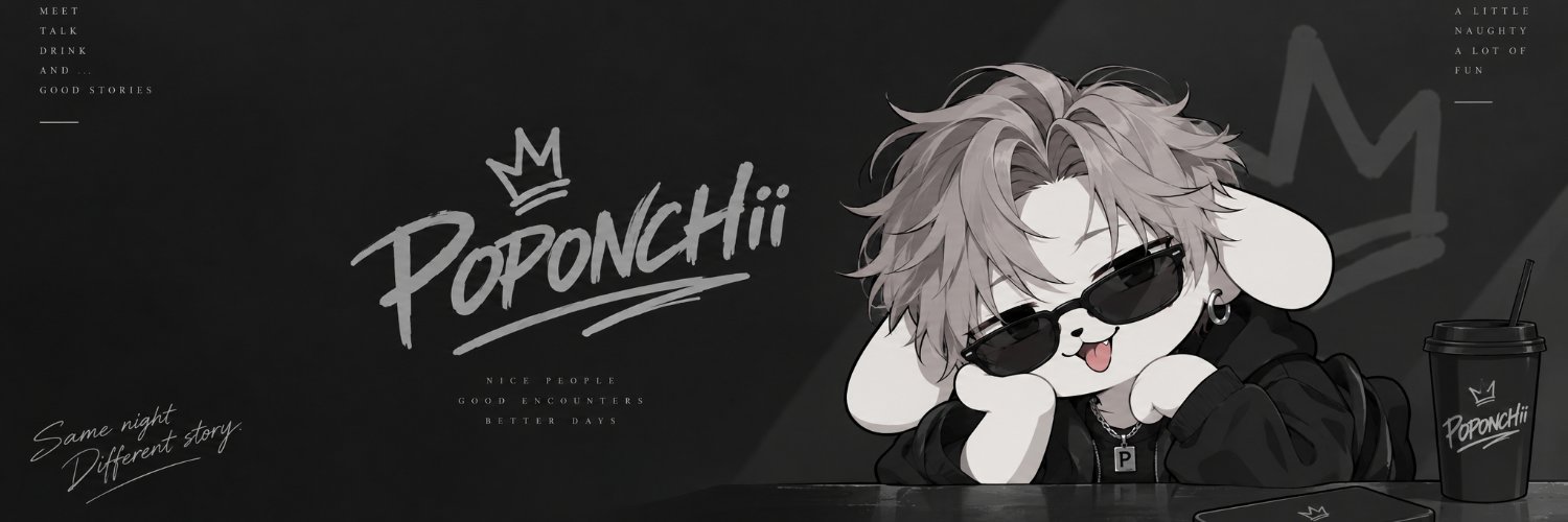 ぽぽんちぃ's banner