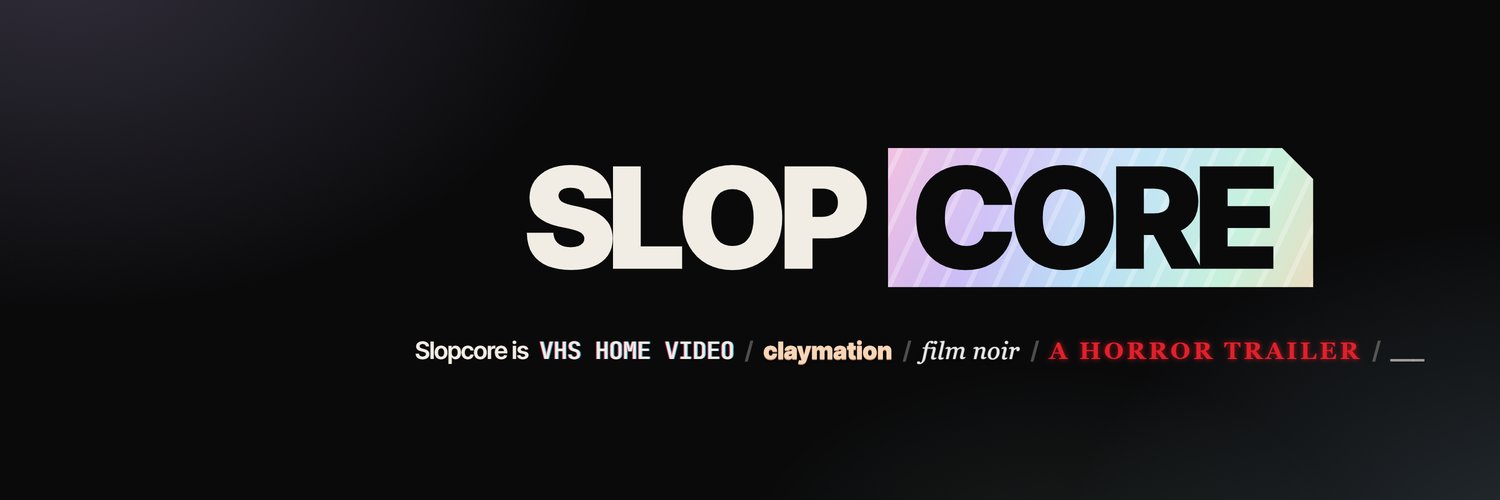 SLOPCORE's banner