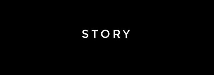 Story man's banner