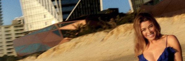 Dannii Minogue's banner