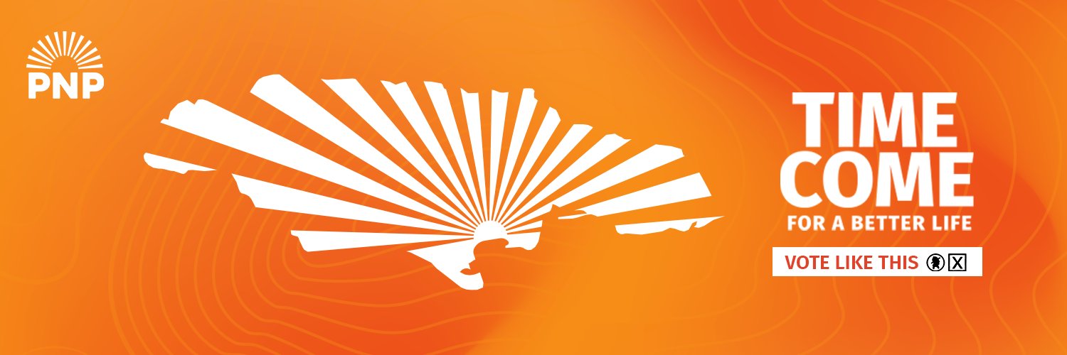 PNP Jamaica's banner