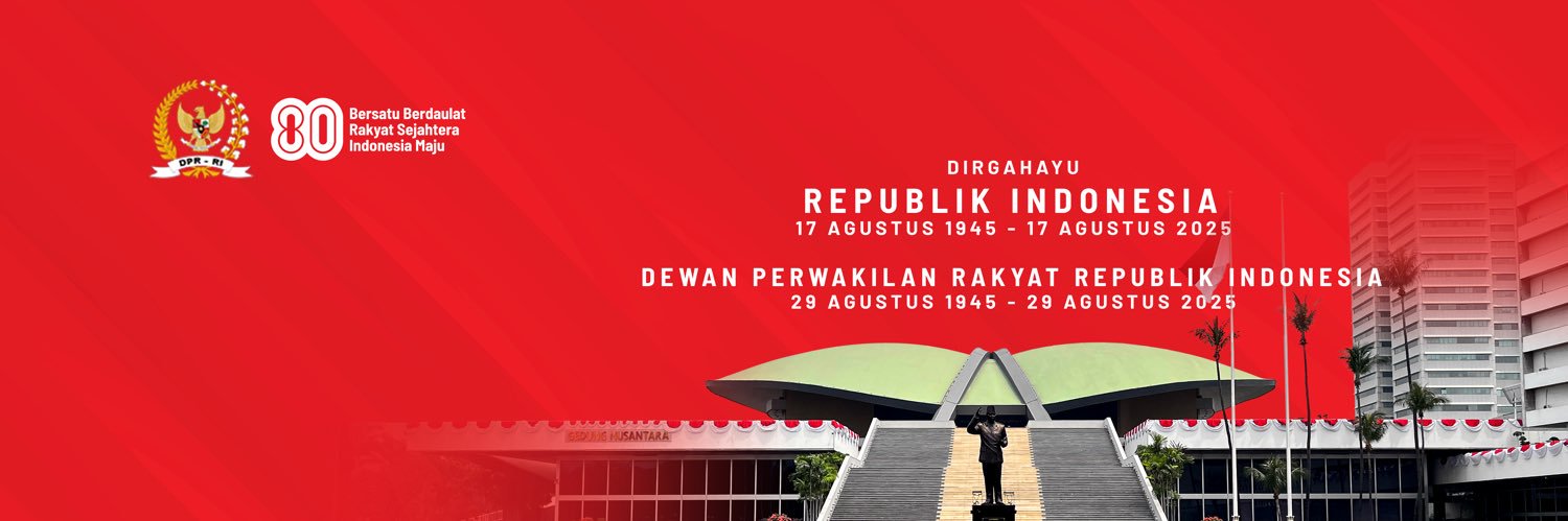 DPR RI's banner