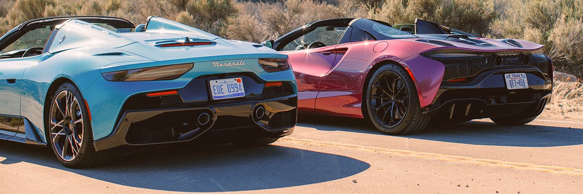 Road & Track's banner