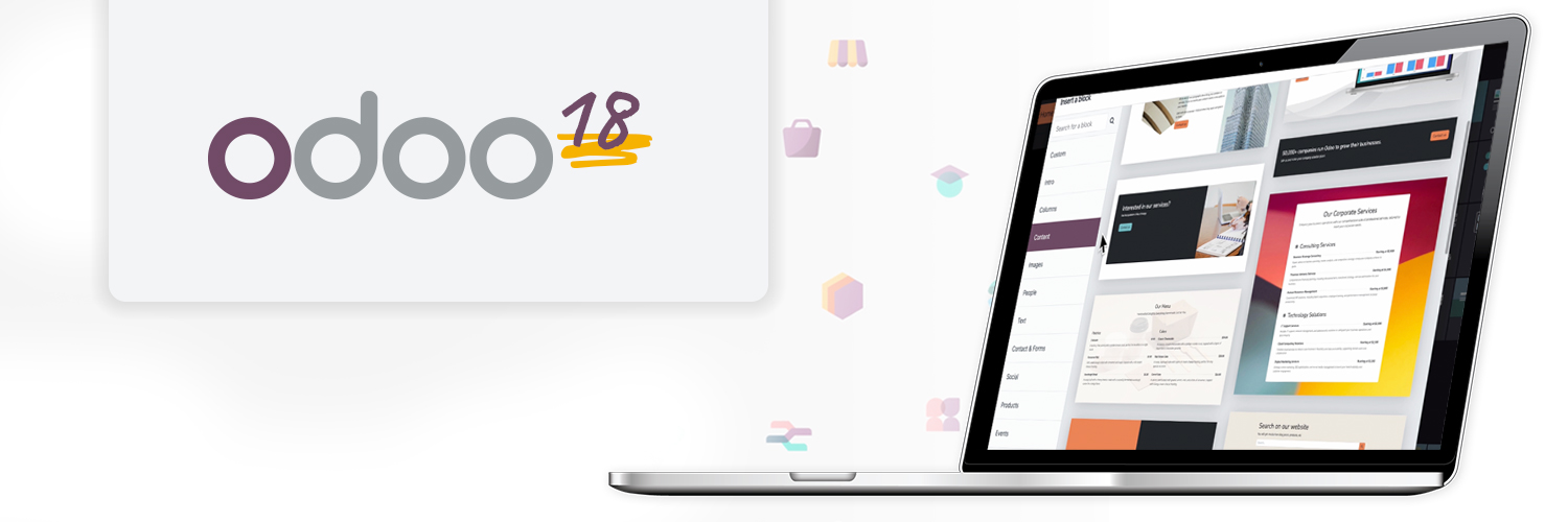 Odoo's banner
