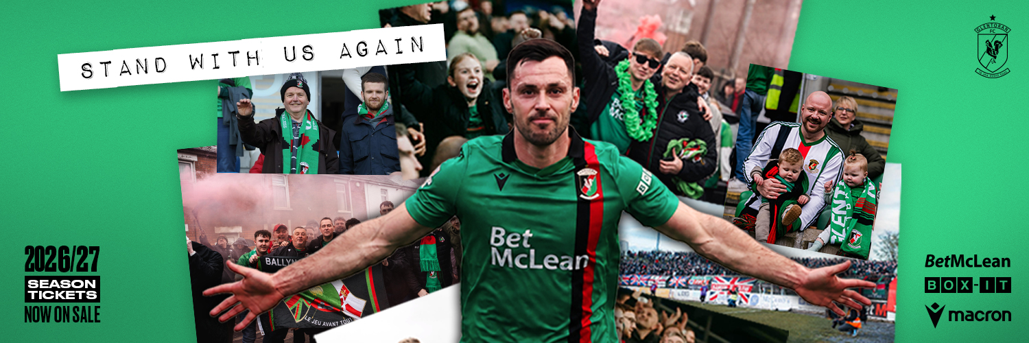 Glentoran FC's banner