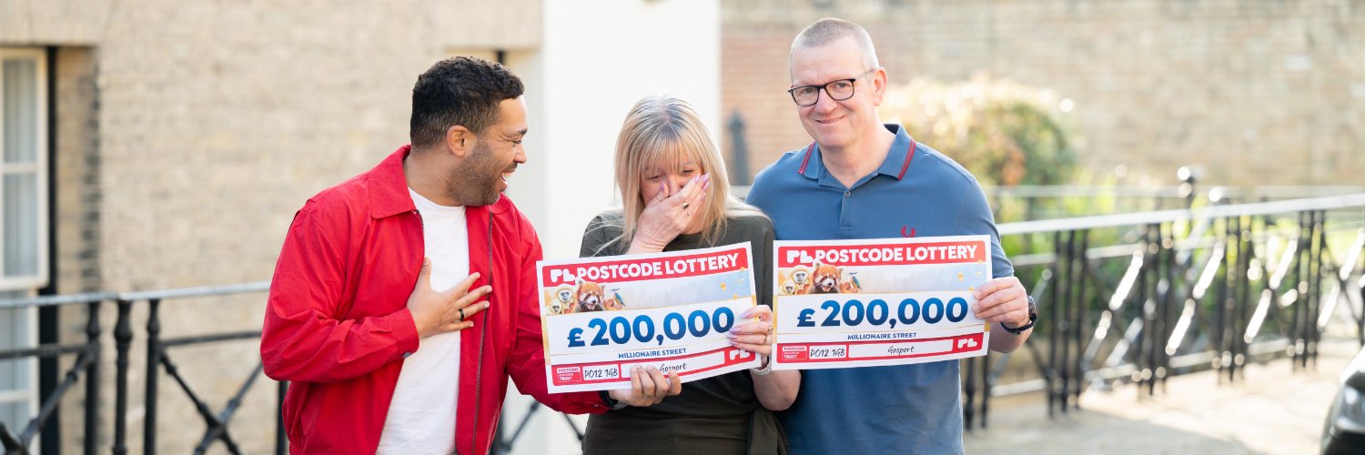 Postcode Lottery's banner