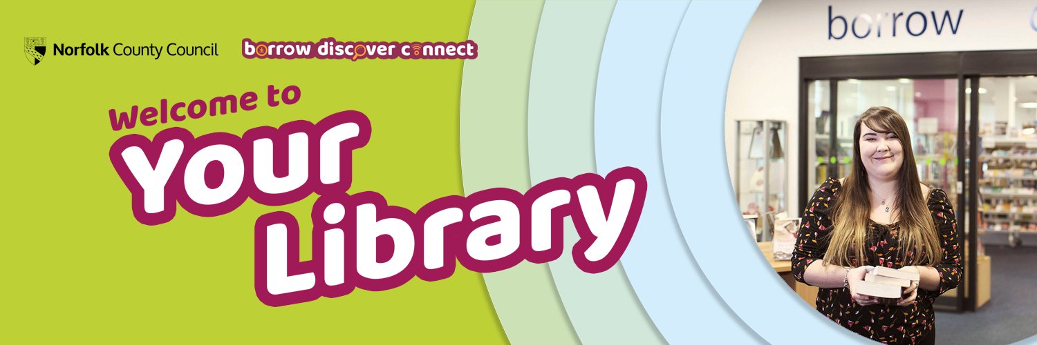 Norfolk Libraries - Norfolk County Council's banner