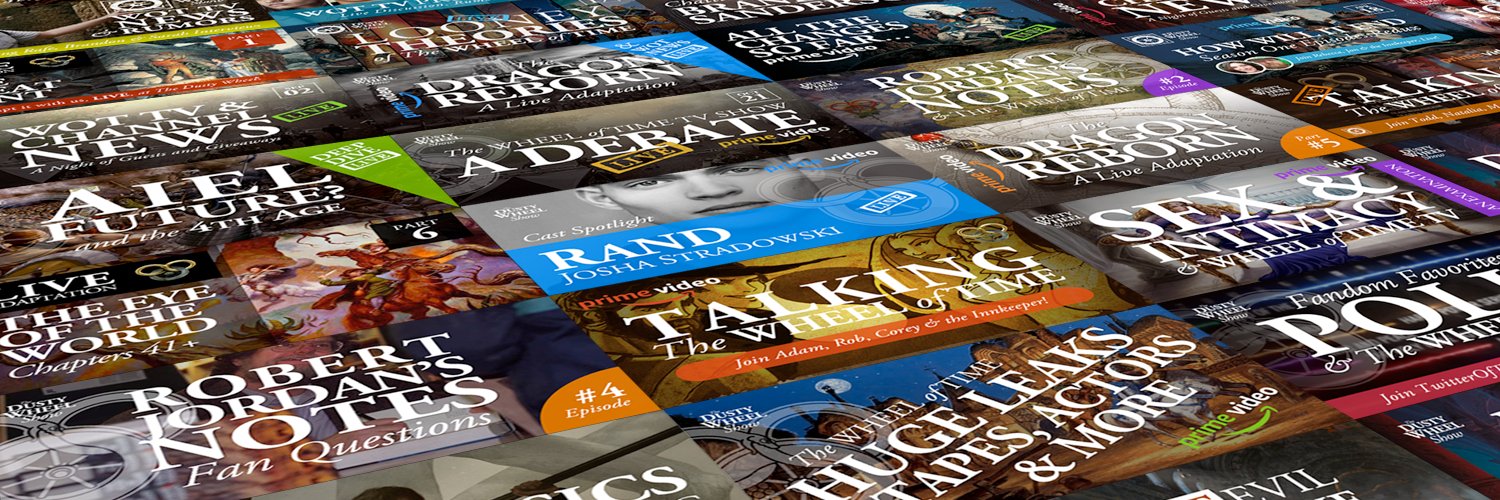 The Dusty Wheel Inn of The Wheel of Time's banner