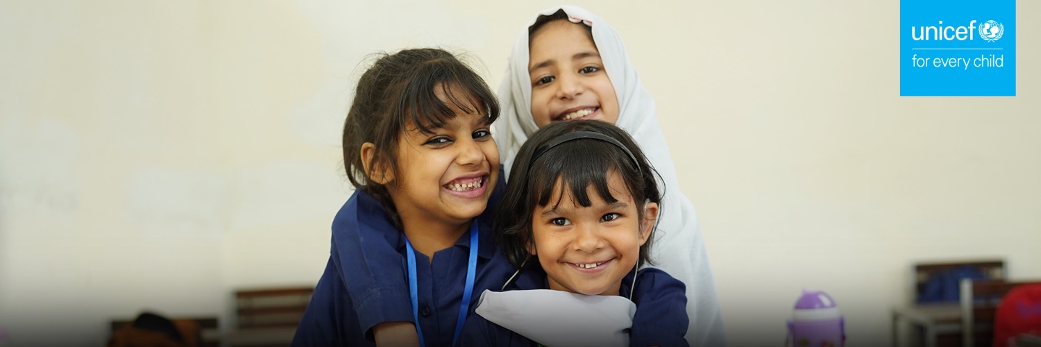 UNICEF Pakistan's banner