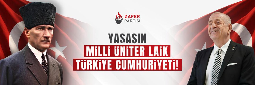 Ümit Özdağ's banner