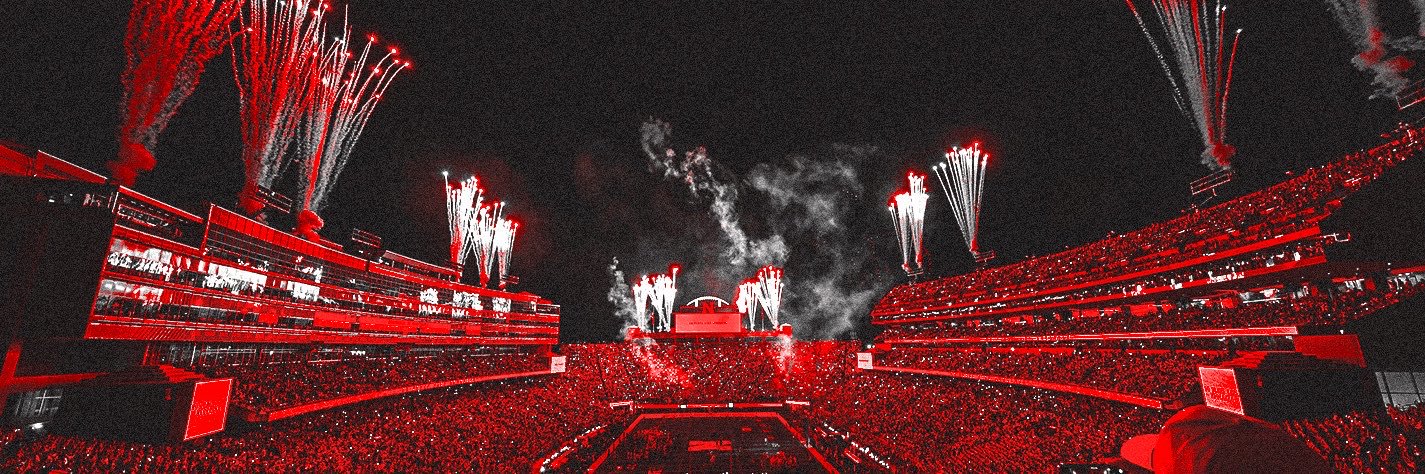 Nebraska Football's banner