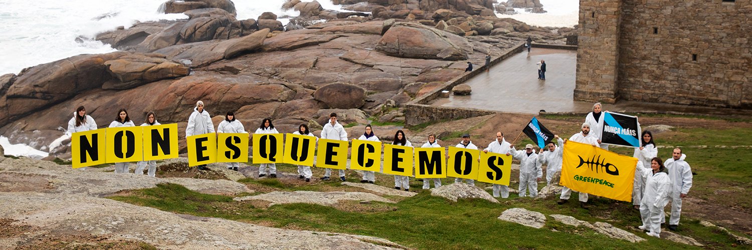 Greenpeace Galicia's banner