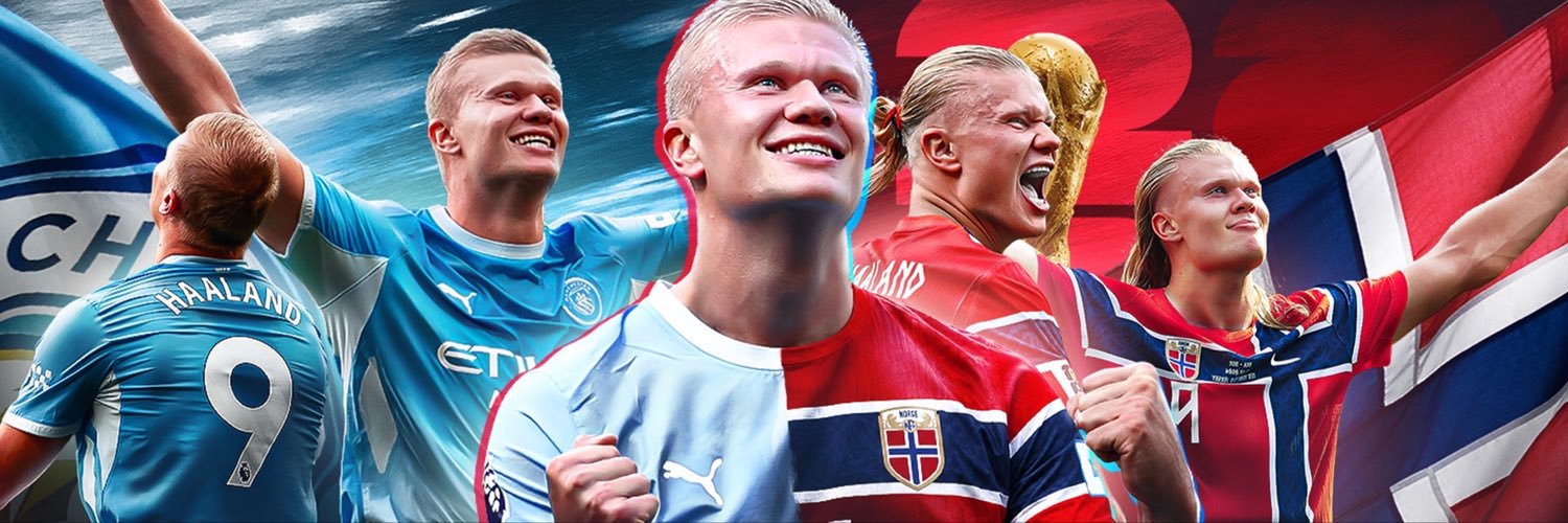 Erling Haaland's banner