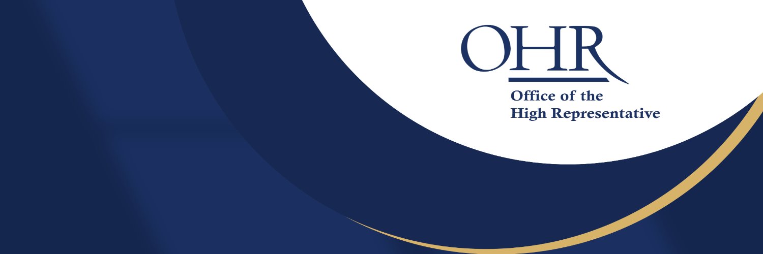 OHR BiH's banner