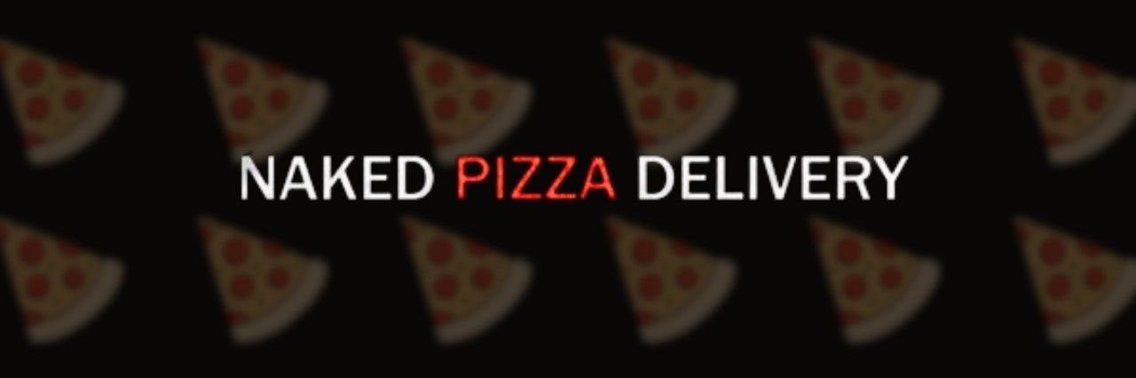 Naked pizza delivery's banner