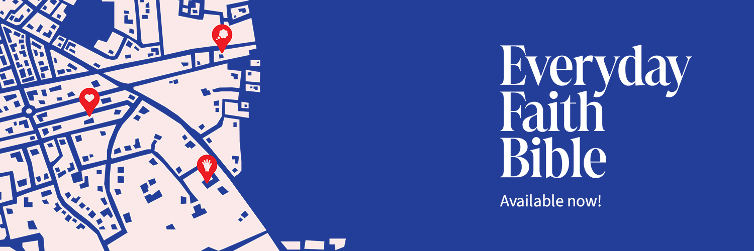 Bible Society's banner
