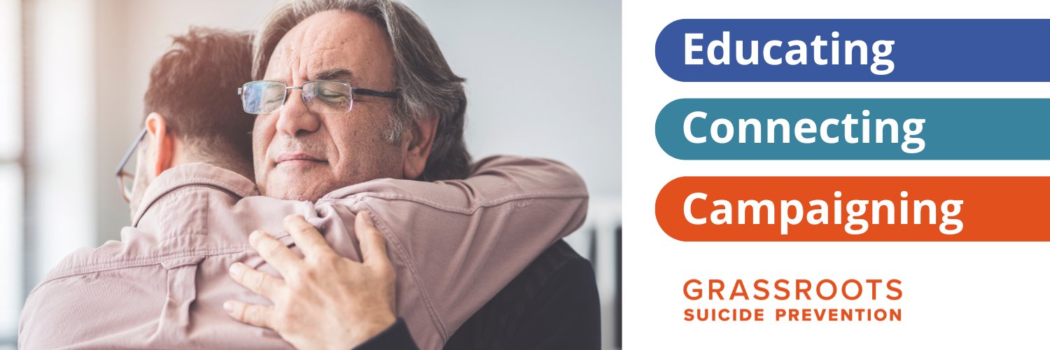 Grassroots Suicide Prevention's banner