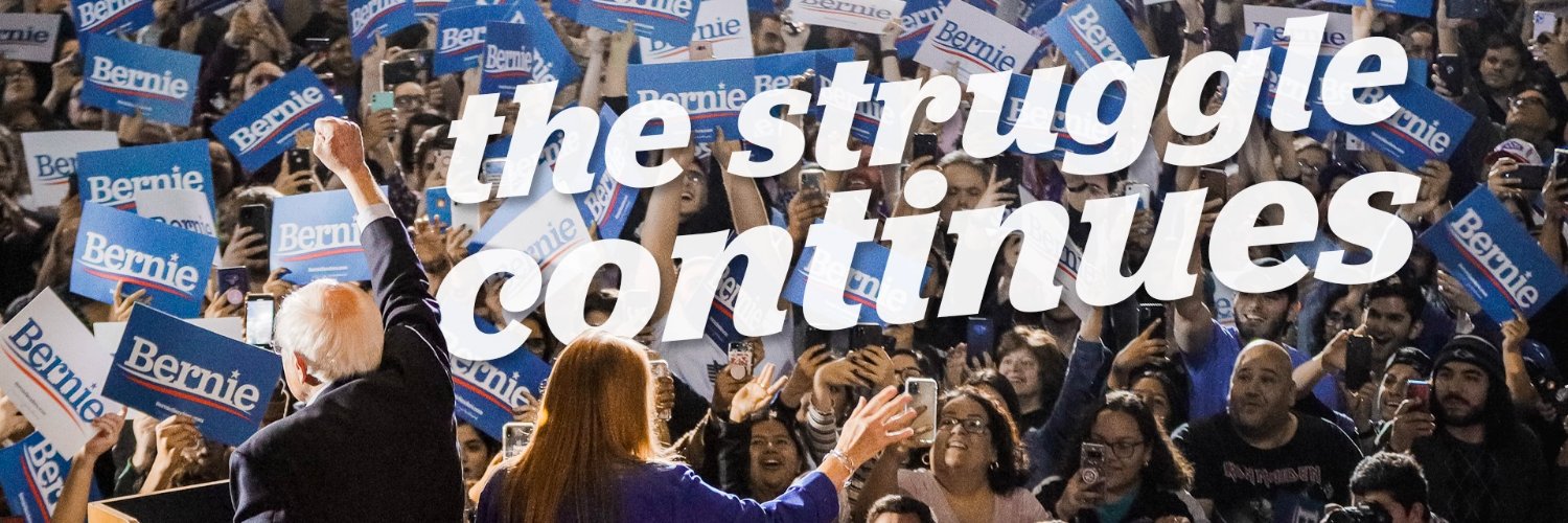Bernie Sanders's banner