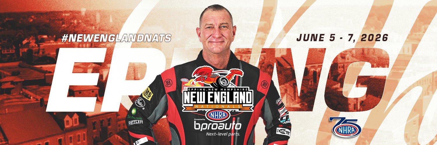 NHRA's banner