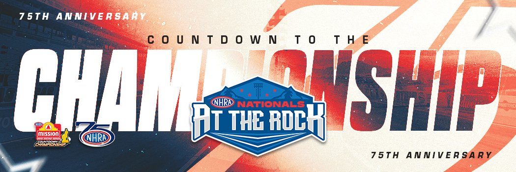 NHRA's banner