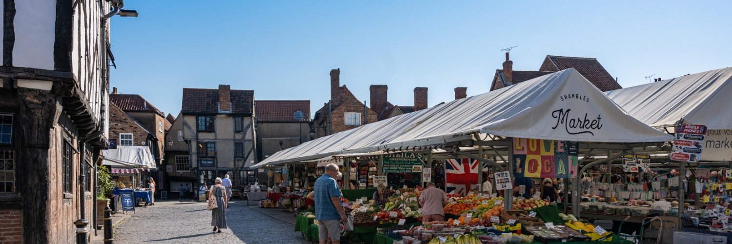 Shambles Market's banner