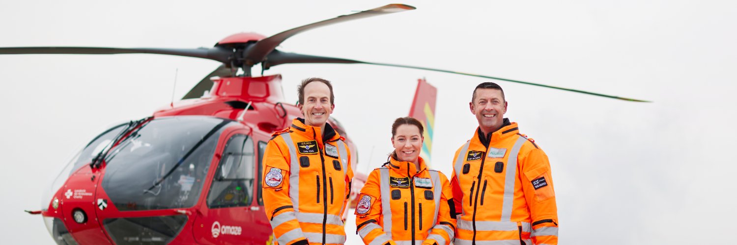 London's Air Ambulance Charity's banner