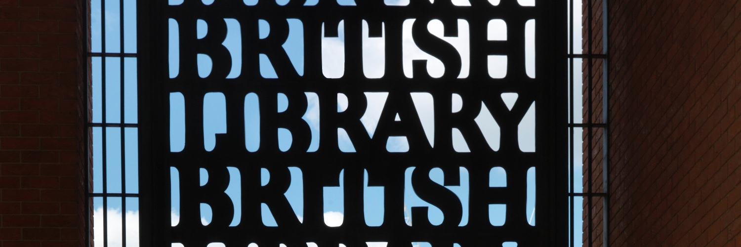 British Library's banner