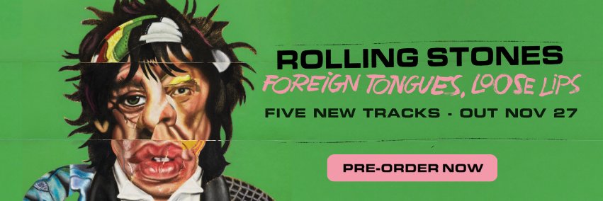 The Rolling Stones's banner