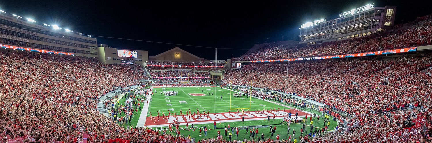 Wisconsin Football's banner
