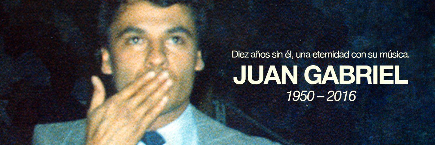 Juan Gabriel's banner