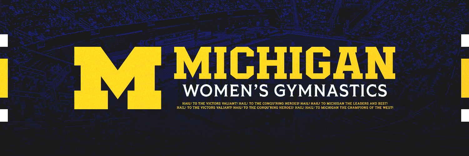Michigan Women’s Gymnastics's banner