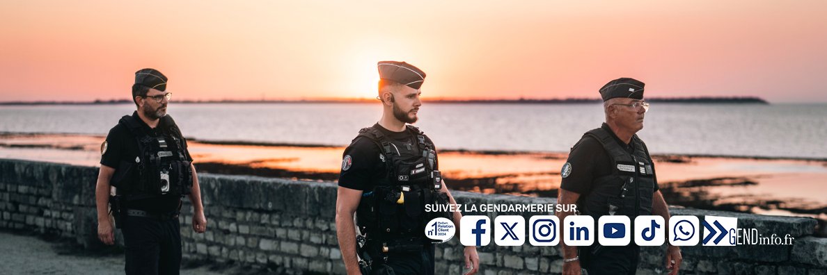 Gendarmerie nationale's banner