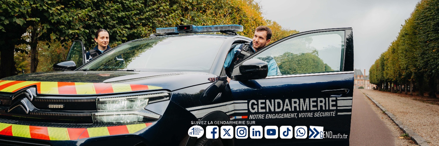 Gendarmerie nationale's banner