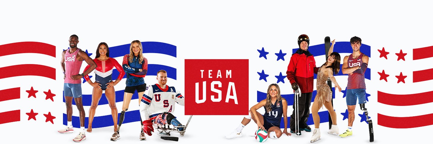Team USA's banner