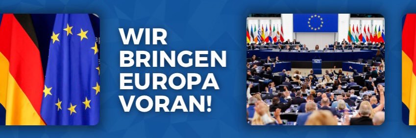 CDU/CSU in Europa's banner