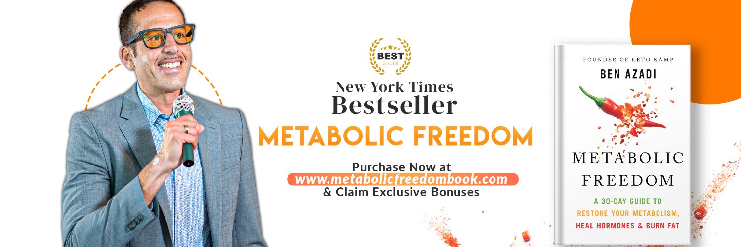 Ben Azadi - Founder of Keto Kamp 🥑's banner