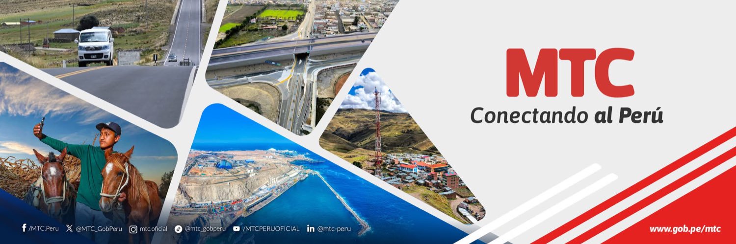 Ministerio de Transportes y Comunicaciones's banner