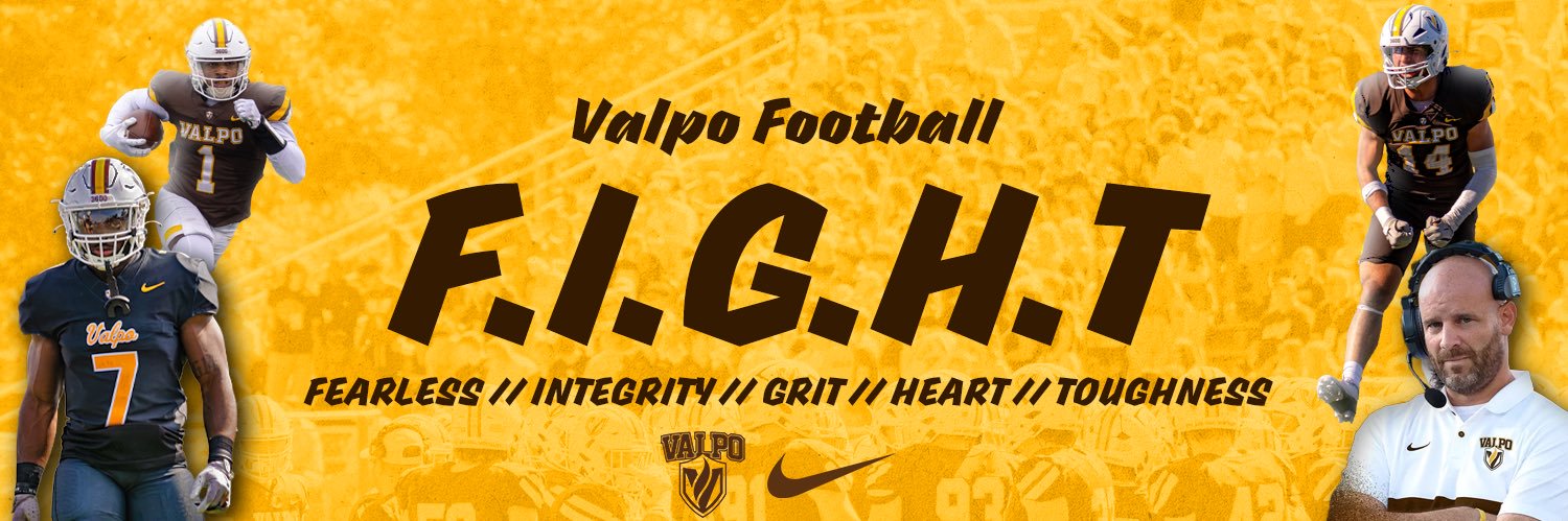 Valpo Football's banner