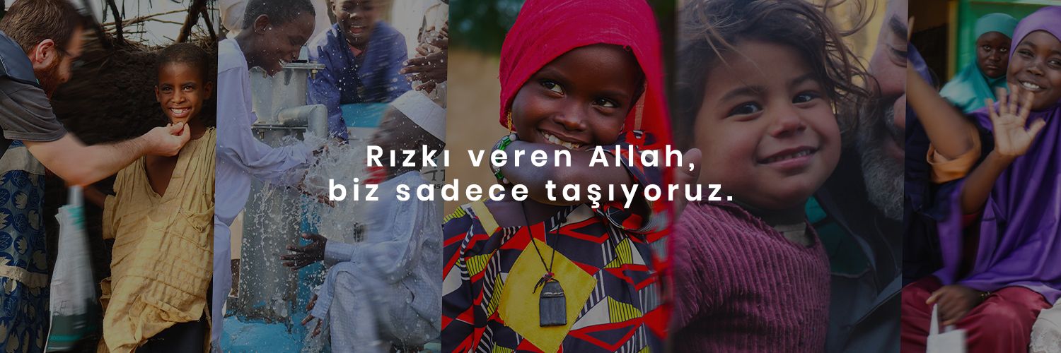 Hak İnsani Yardım Derneği's banner