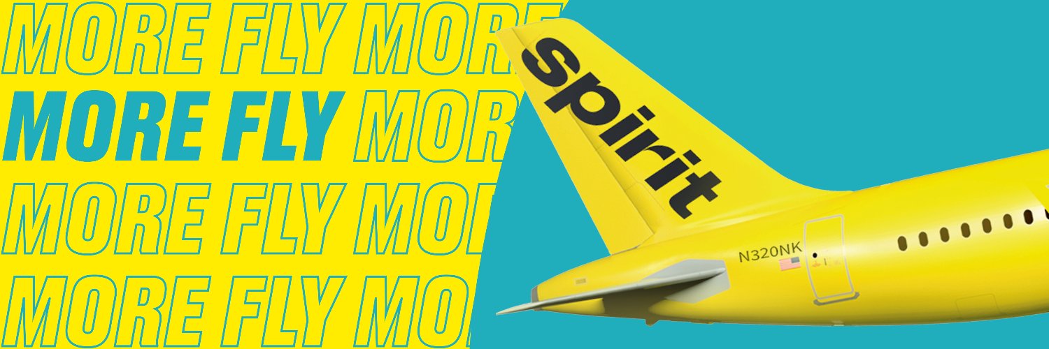 Spirit Airlines's banner