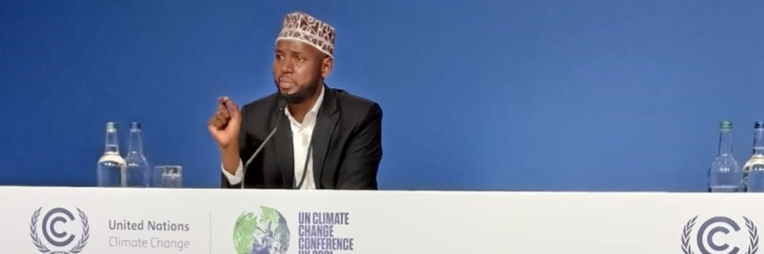 Mohamed Adow's banner
