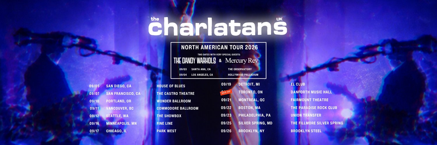The Charlatans's banner