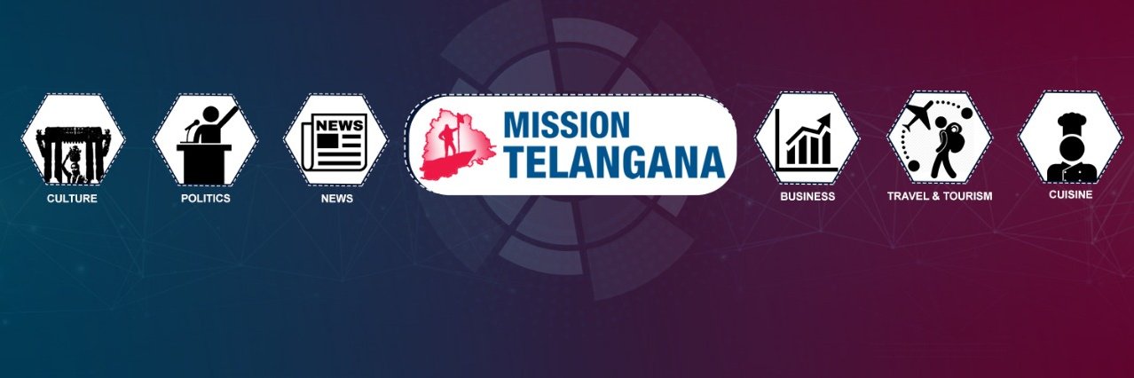 Mission Telangana's banner