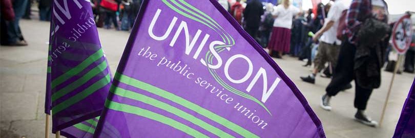 UNISON Local Government's banner