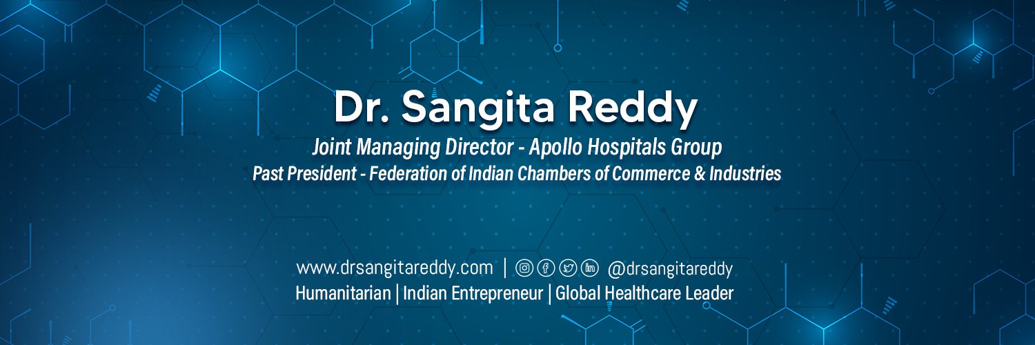 Dr. Sangita Reddy's banner